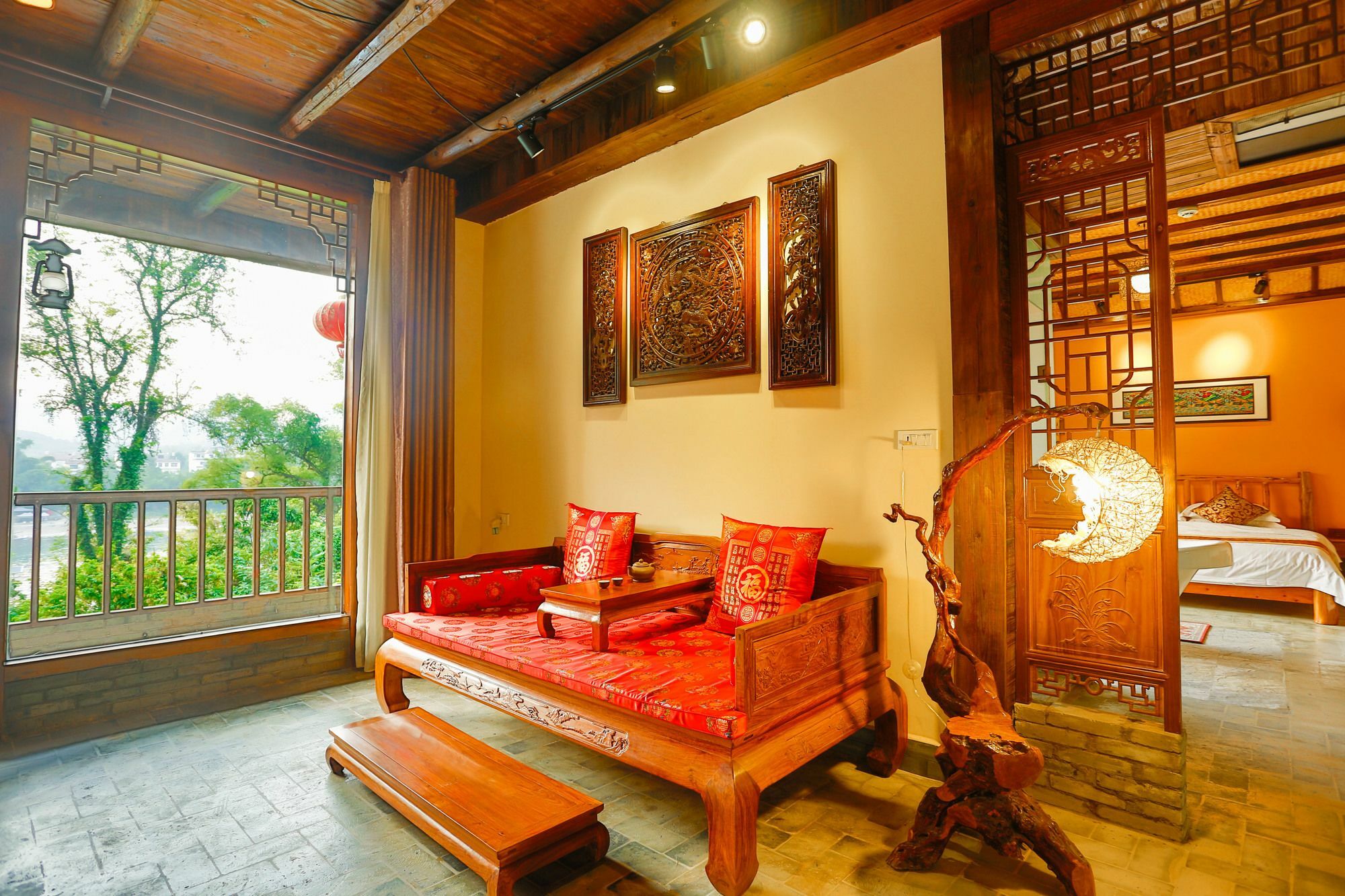 Yangshuo River Lodge Hotel Exteriör bild